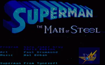 Superman - The Man of Steel_Disk1 screen shot title